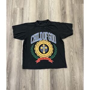 Forrest Frank Child of God Tour Crest Graphic T-Shirt Size Medium Black